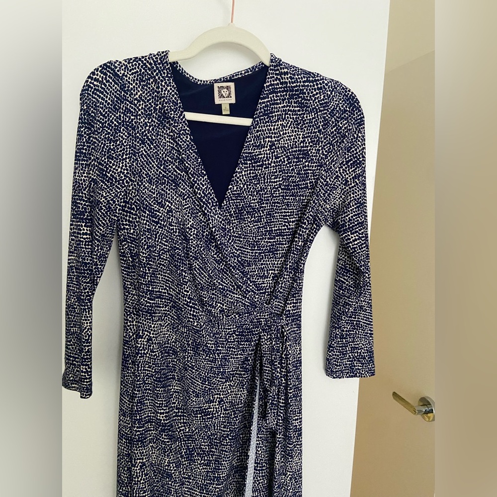 Anne Klein wrap dress like new medium
